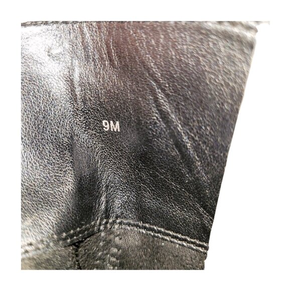 Michael Michael Kors Parker 40mm leather ankle boots combat laceup black sz 9 m - Picture 10 of 10